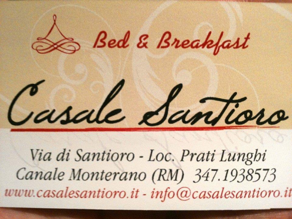 Casale Santioro B And B Canale Monterano Exterior foto